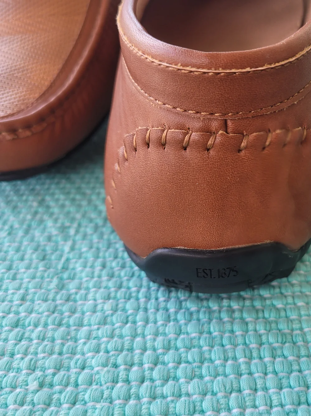 Stacy Adams Men’s Brown Leather Slip-On Loafers
